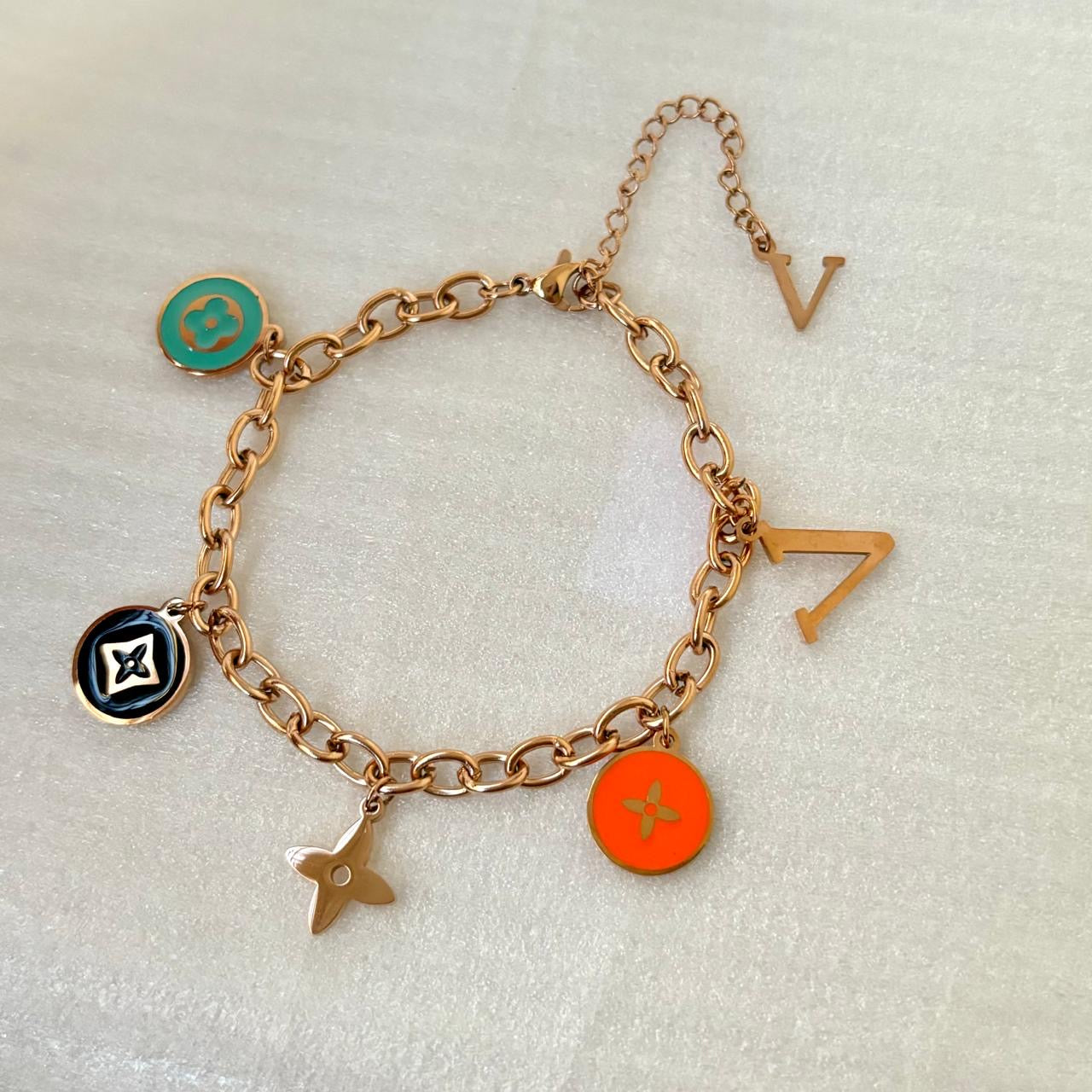 LUX Blossom Star Charm Bracelet