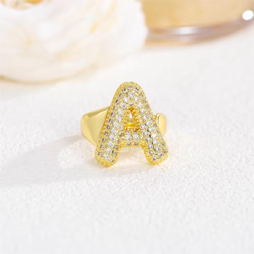 Initial Signet Ring