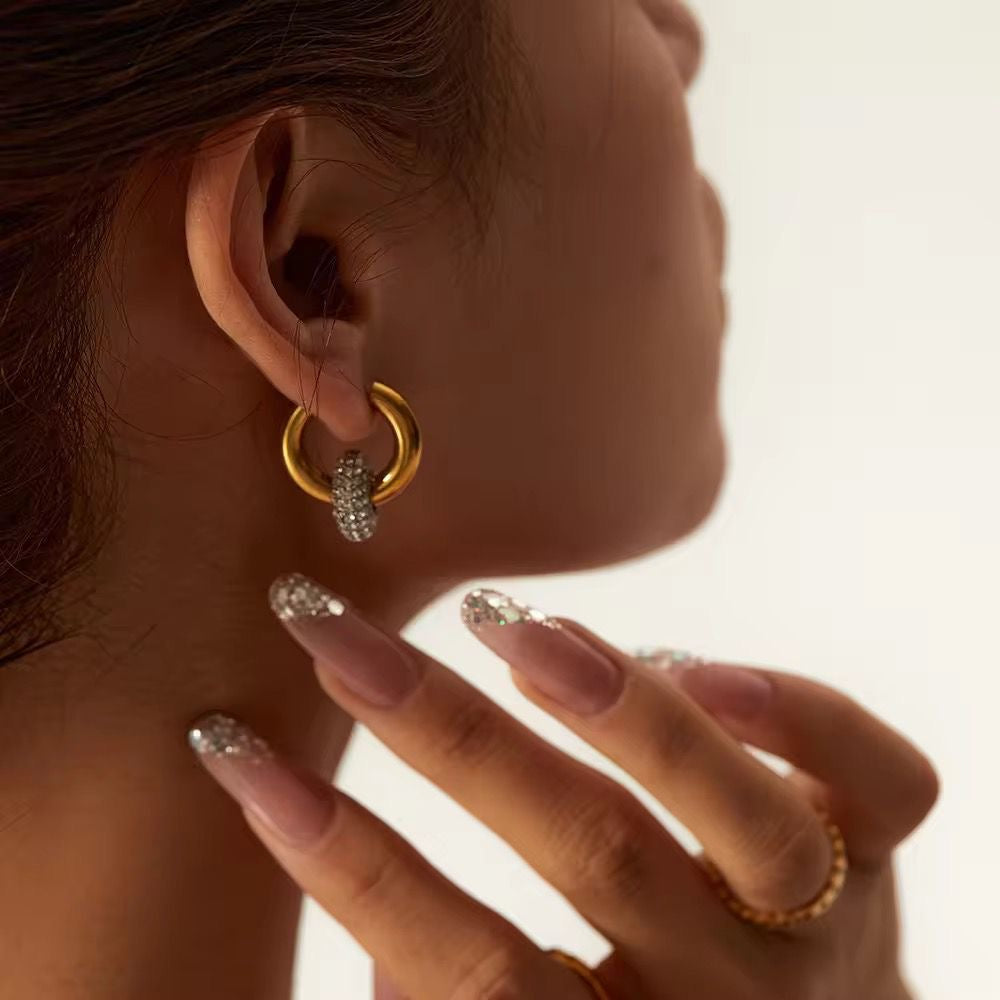 Laiyana Sparkly Hoops