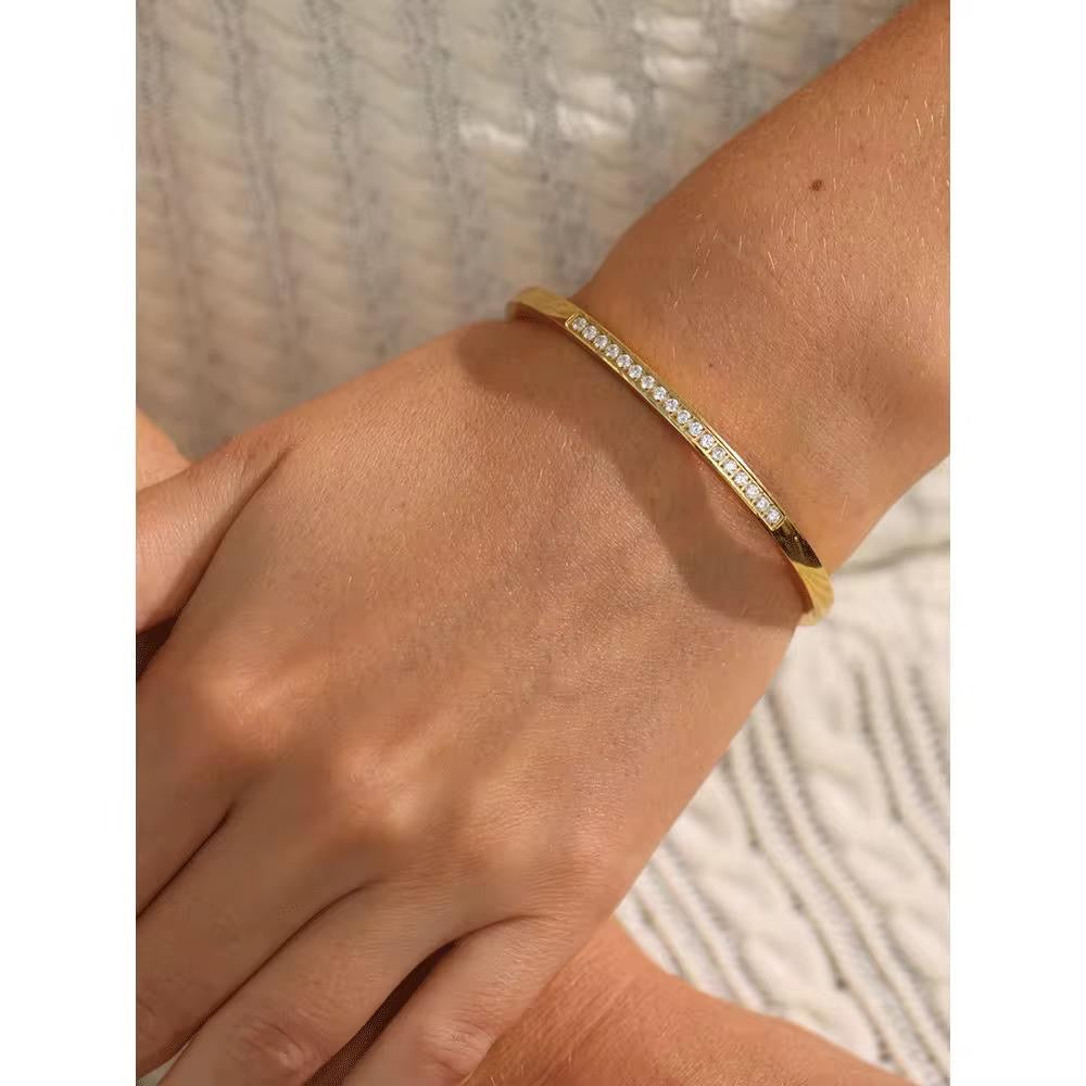 Bling Crescent Bracelet