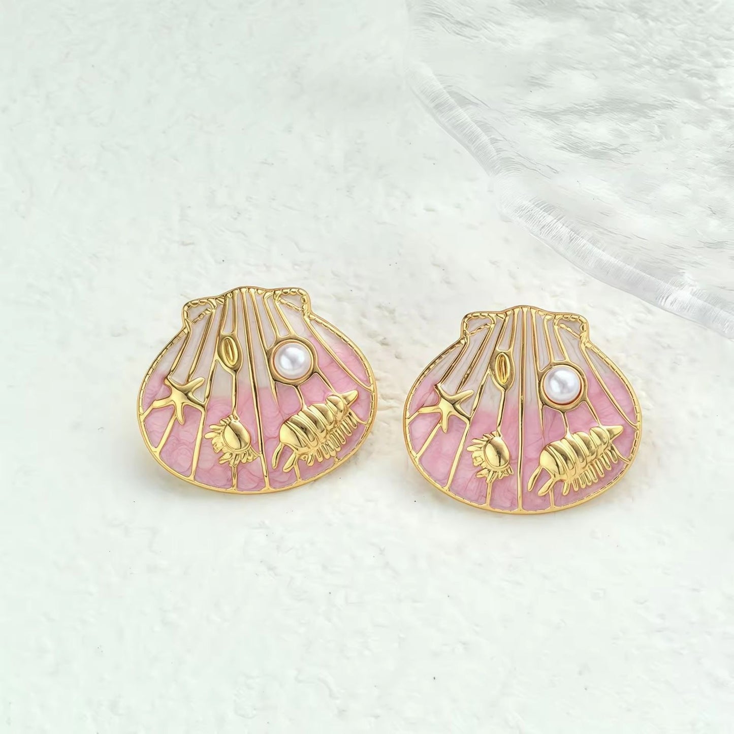 Paradise Studs -Pink