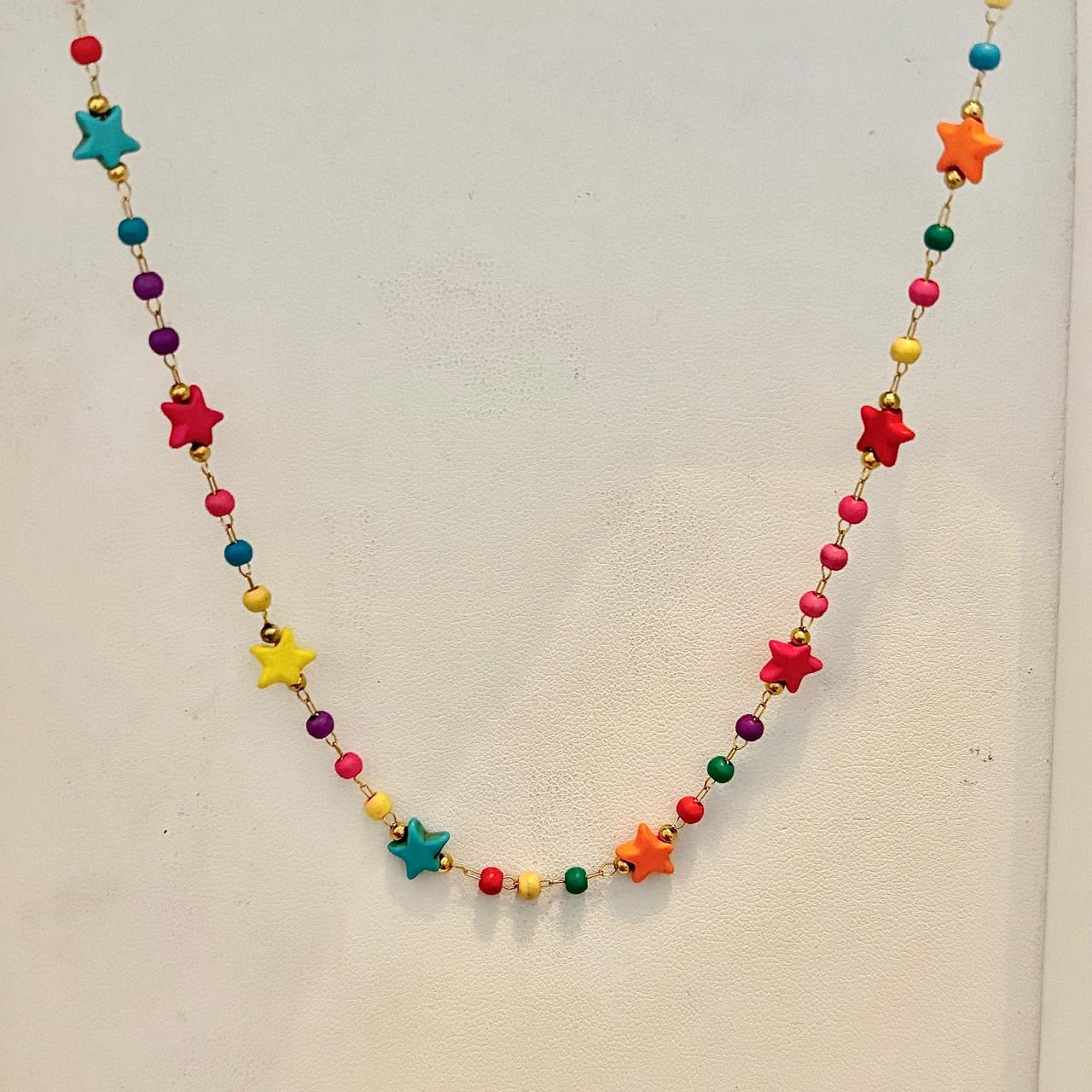 Twinkle Multi Beaded Necklace
