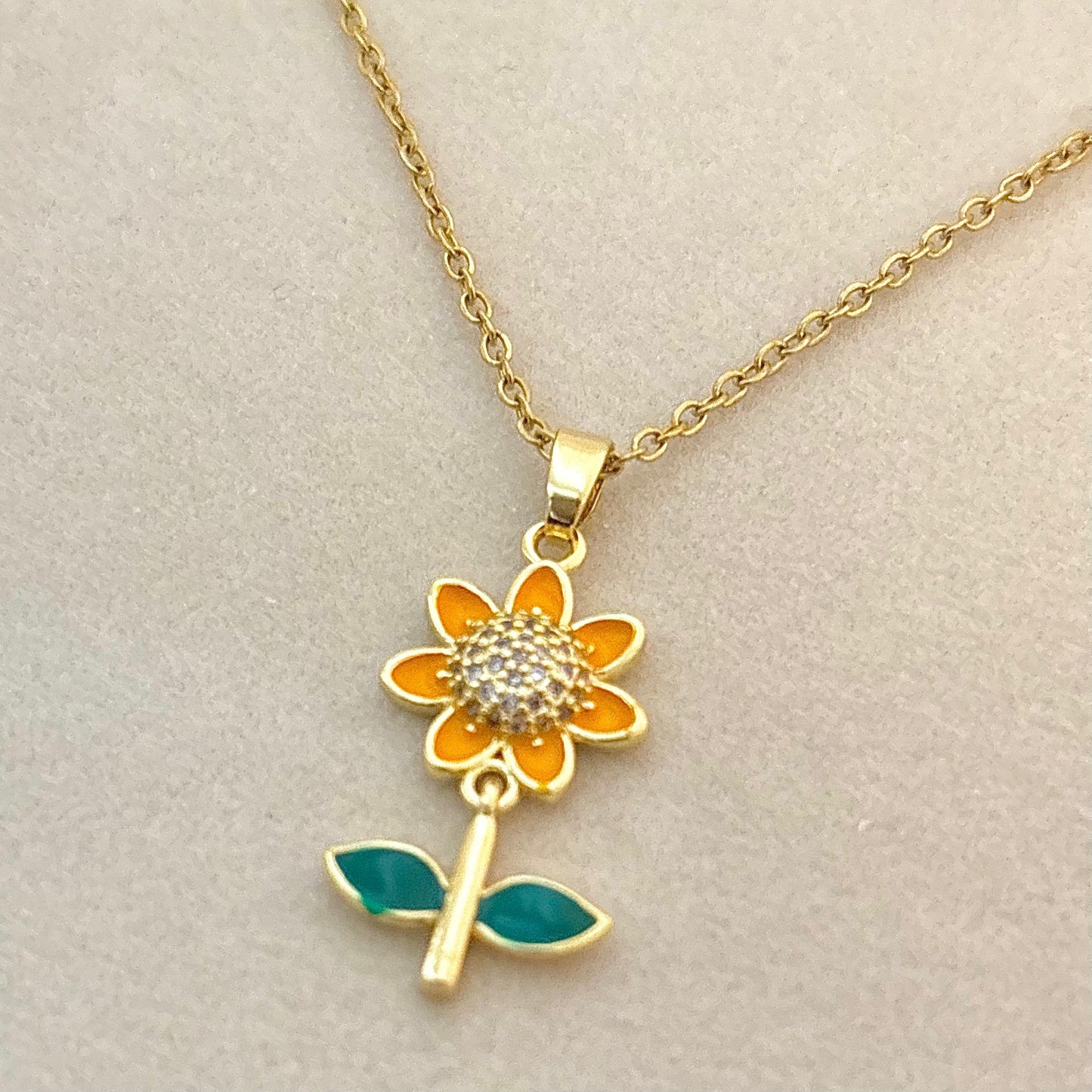Sunflower Necklace