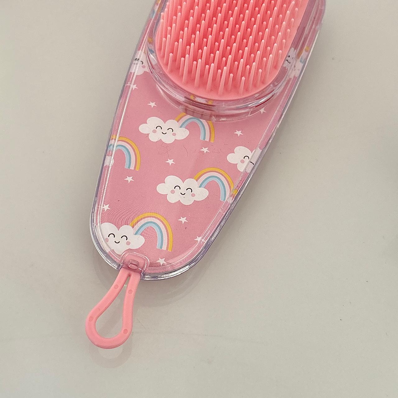 Glitzy Blings Twinkle Star Pink Hair Brush