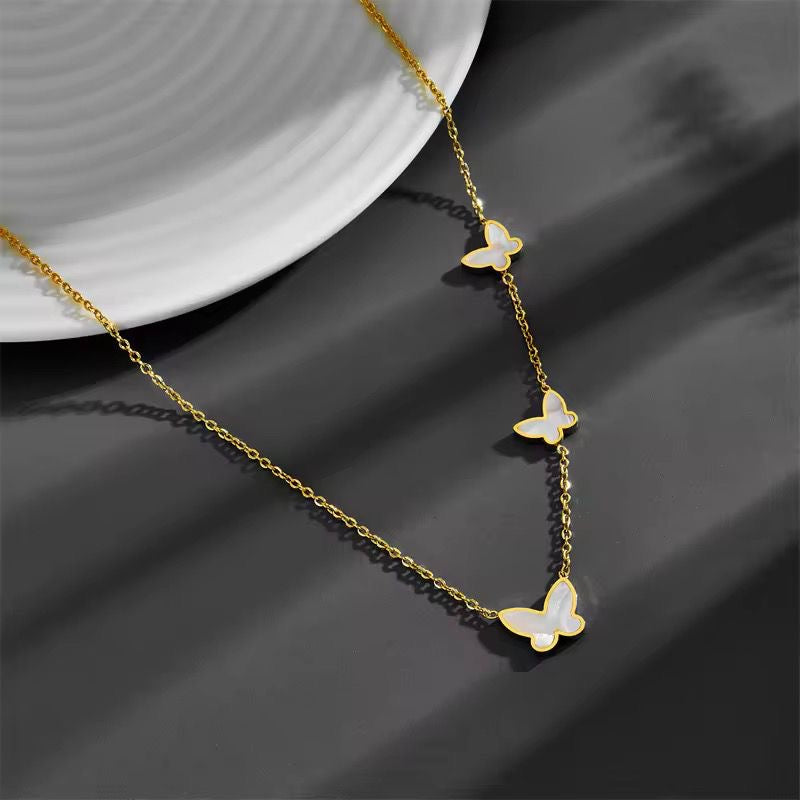 Flutterina Necklace -18K