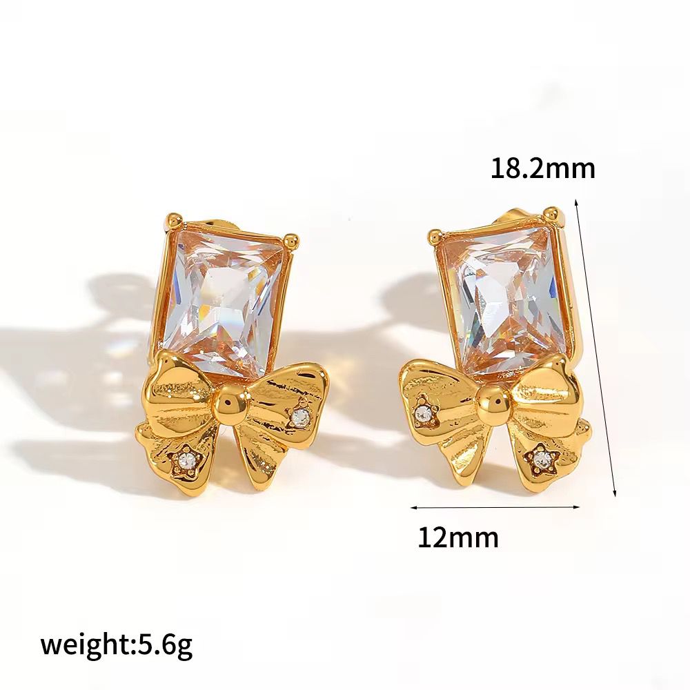 Ballerina Diamond Studs