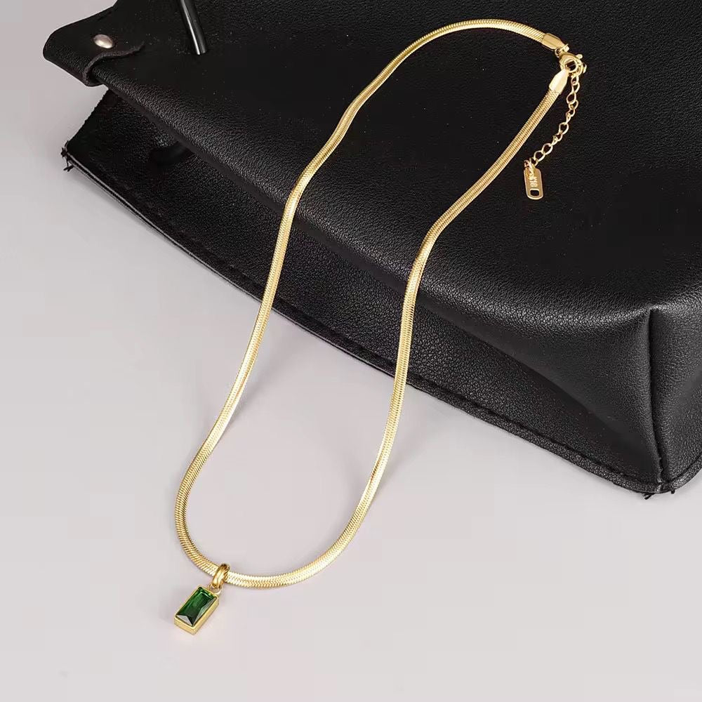 Emerald Tasha Necklace