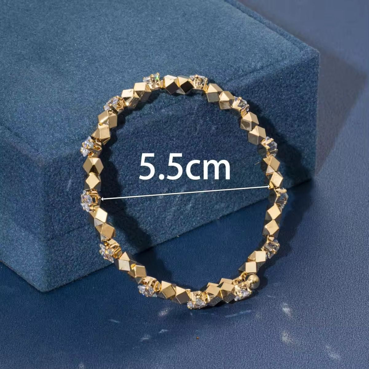 Gold Monaco Bracelet
