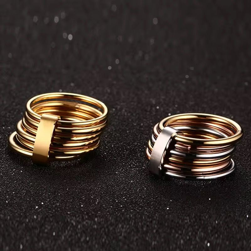 Esther Tri -Multi Stack Ring