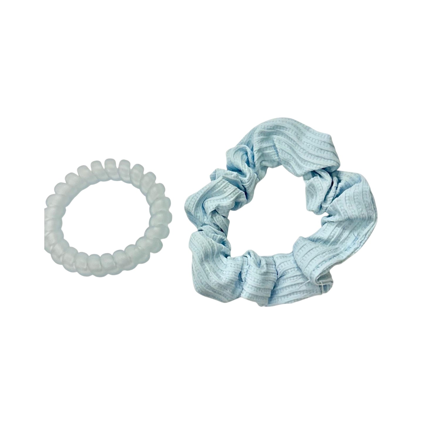 Hair Set -Baby Blue (Scrunchie + Hair Tie)