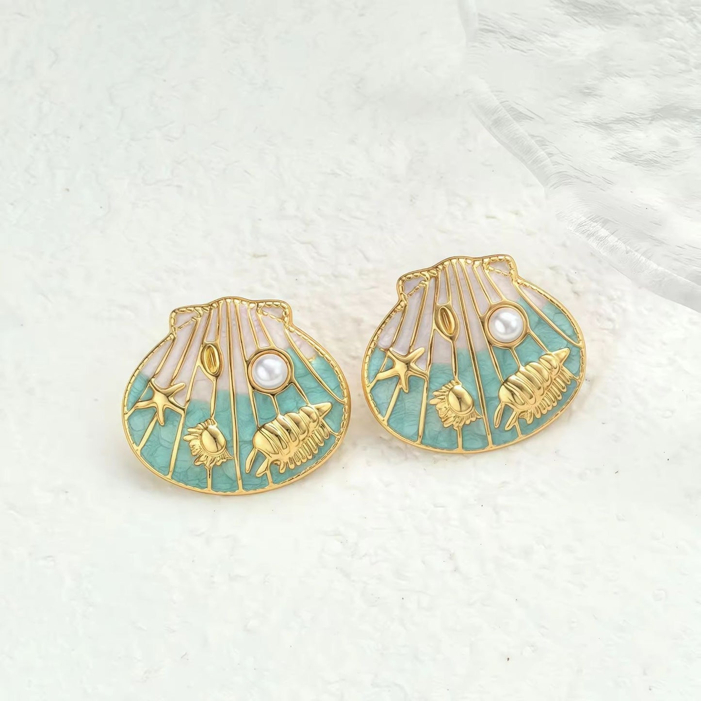 Paradise Studs -Turquoise