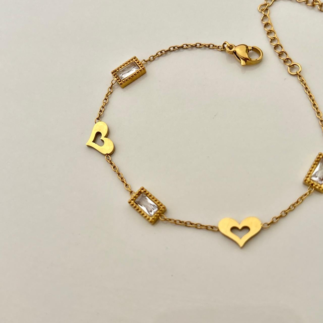 Cœur Baguette Bracelet