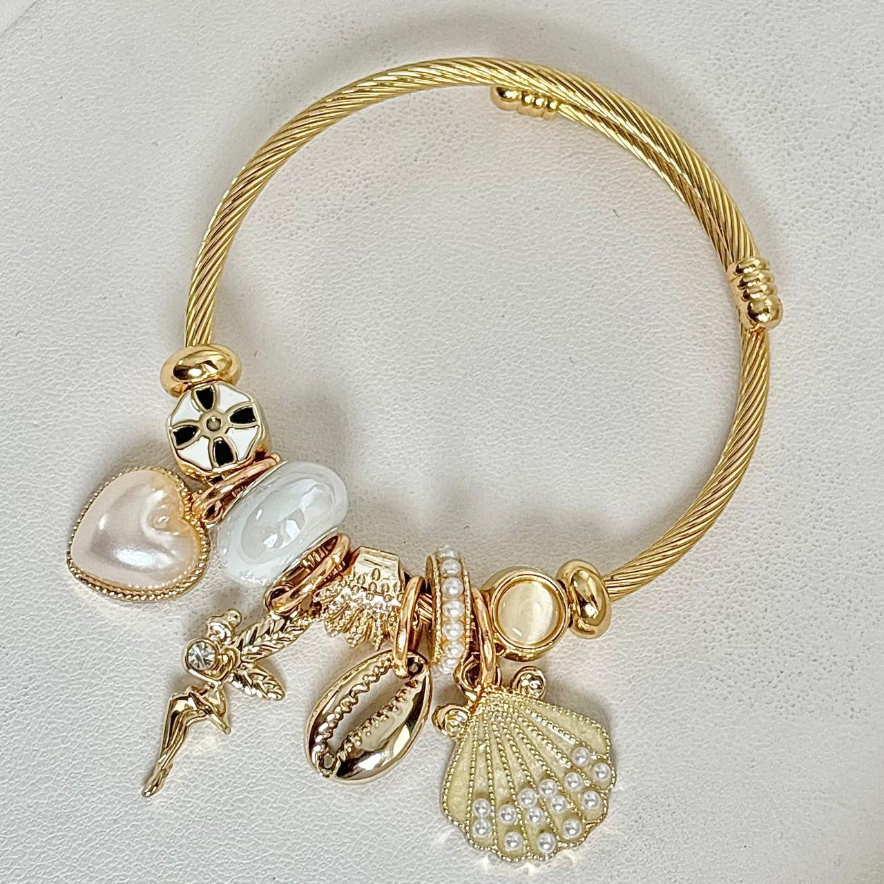 Oceanic Charm Bracelet -Perle