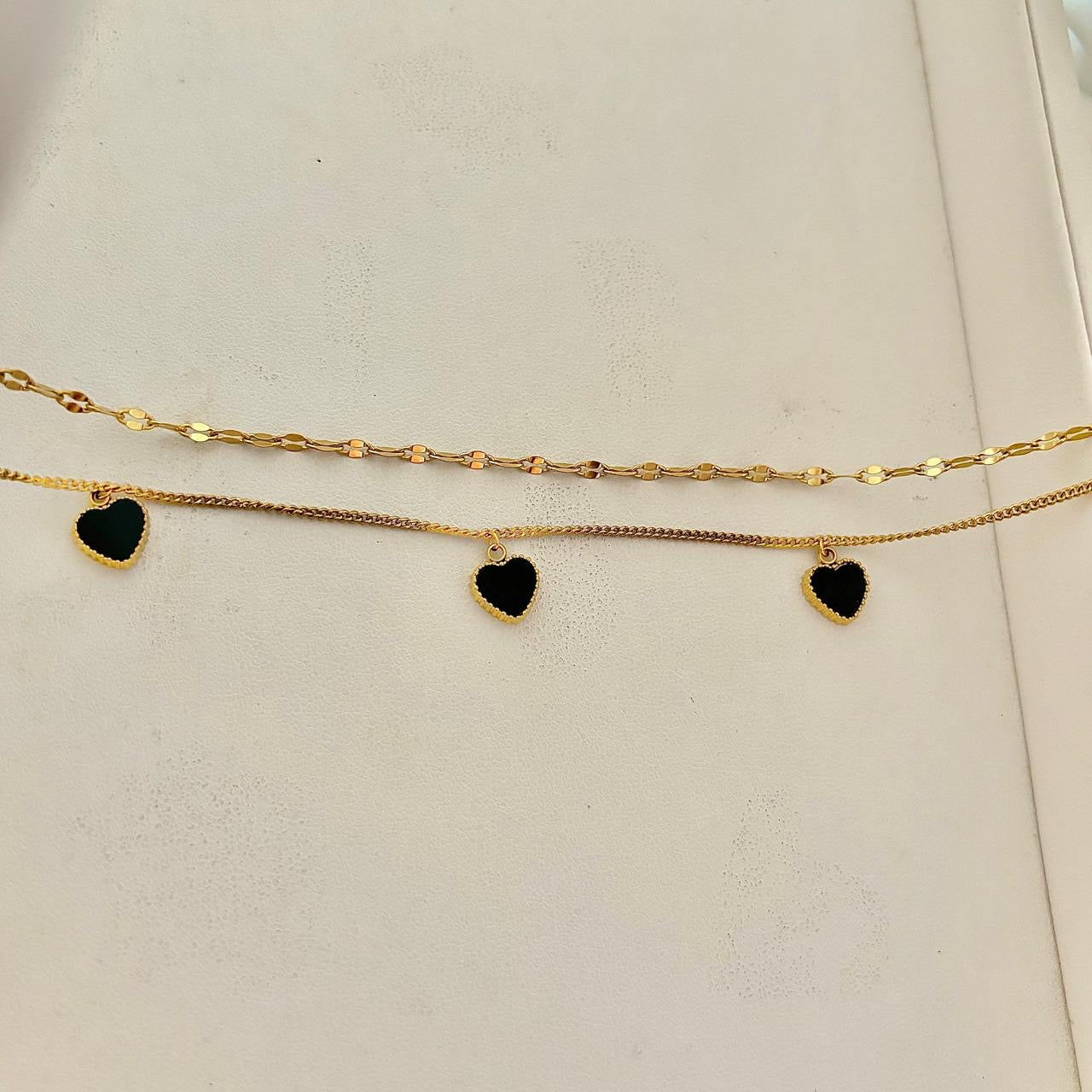Heart Charm Anklet