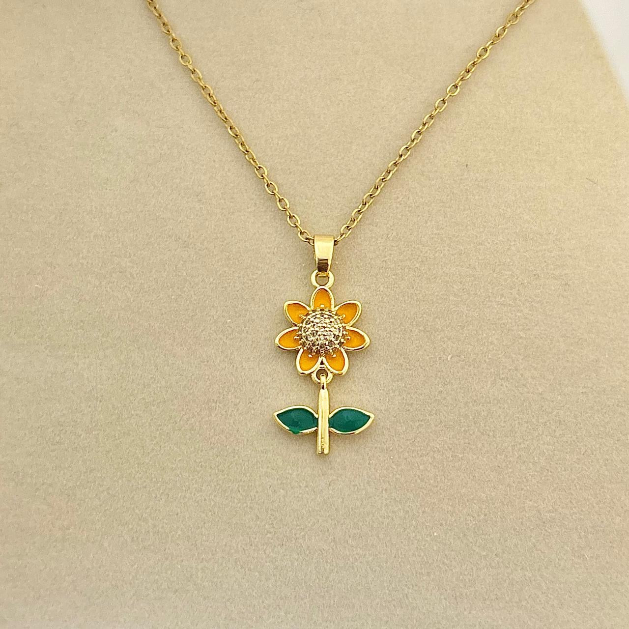 Sunflower Necklace