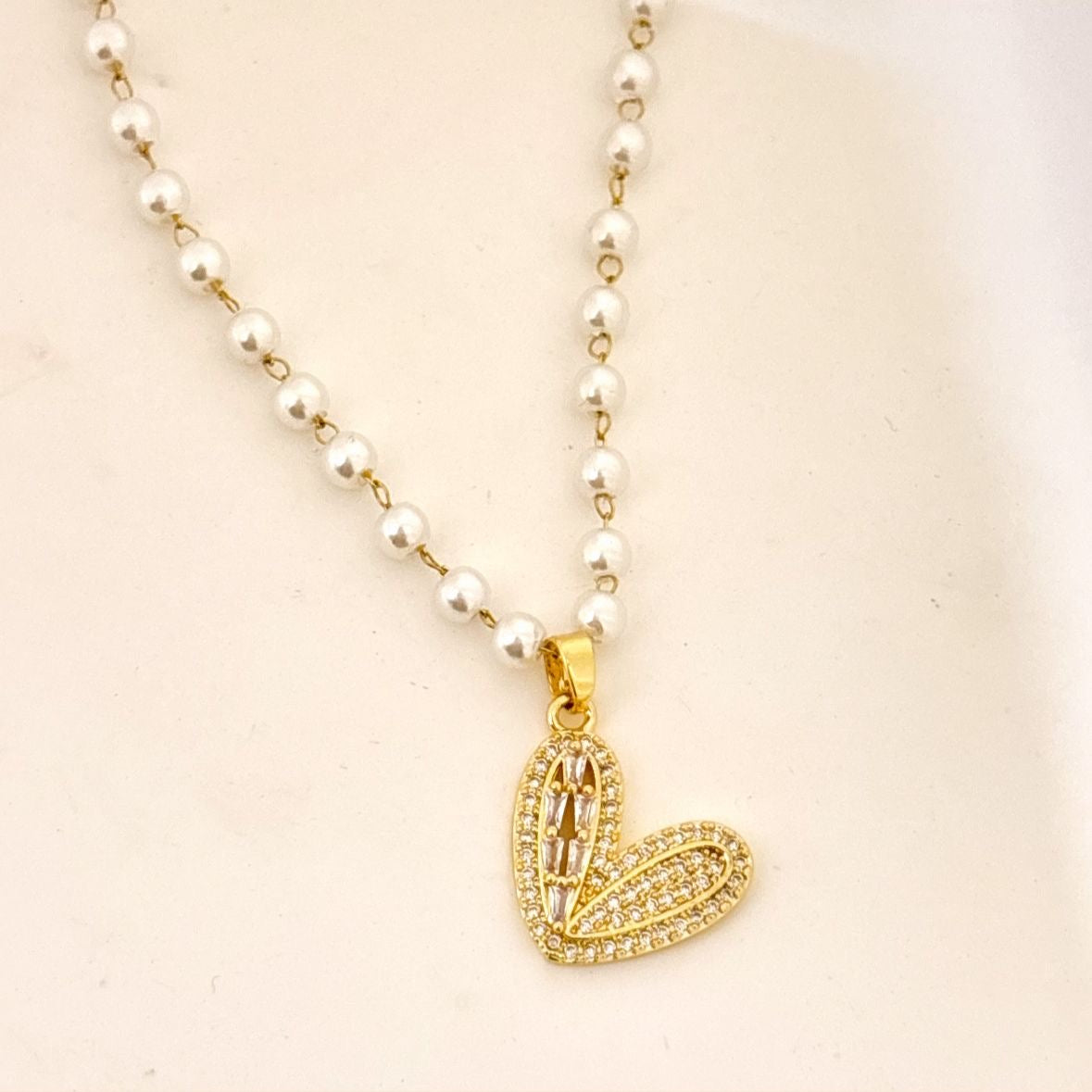 Pearl’s Heart Necklace