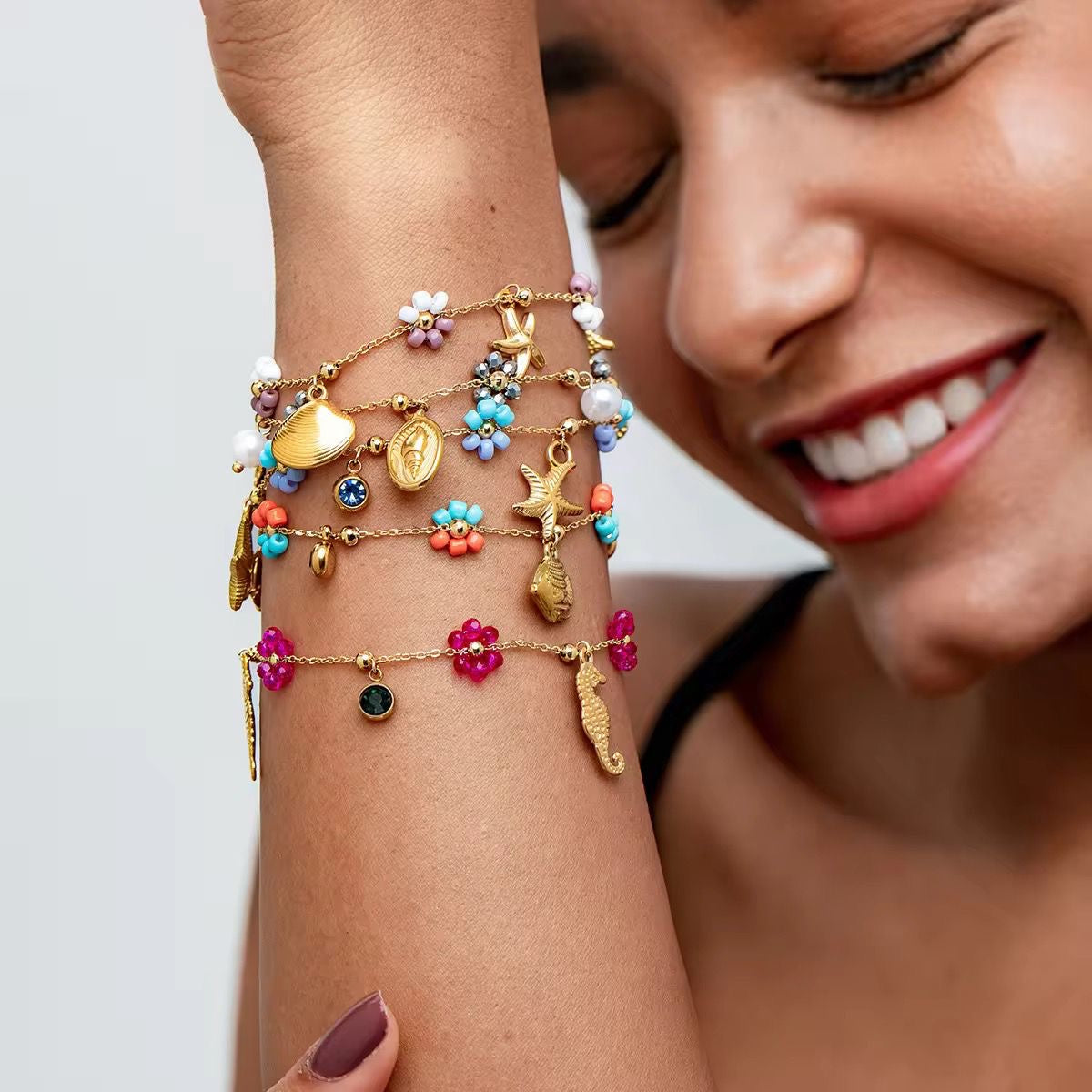 Oceanic Oasis Charm Bracelet