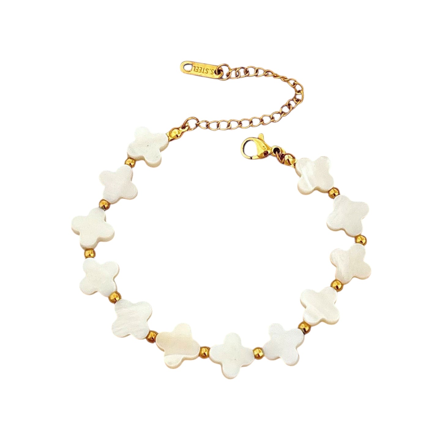 Shell Lucky Clovia Bracelet