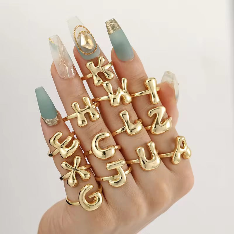 Bubbly Initial Rings