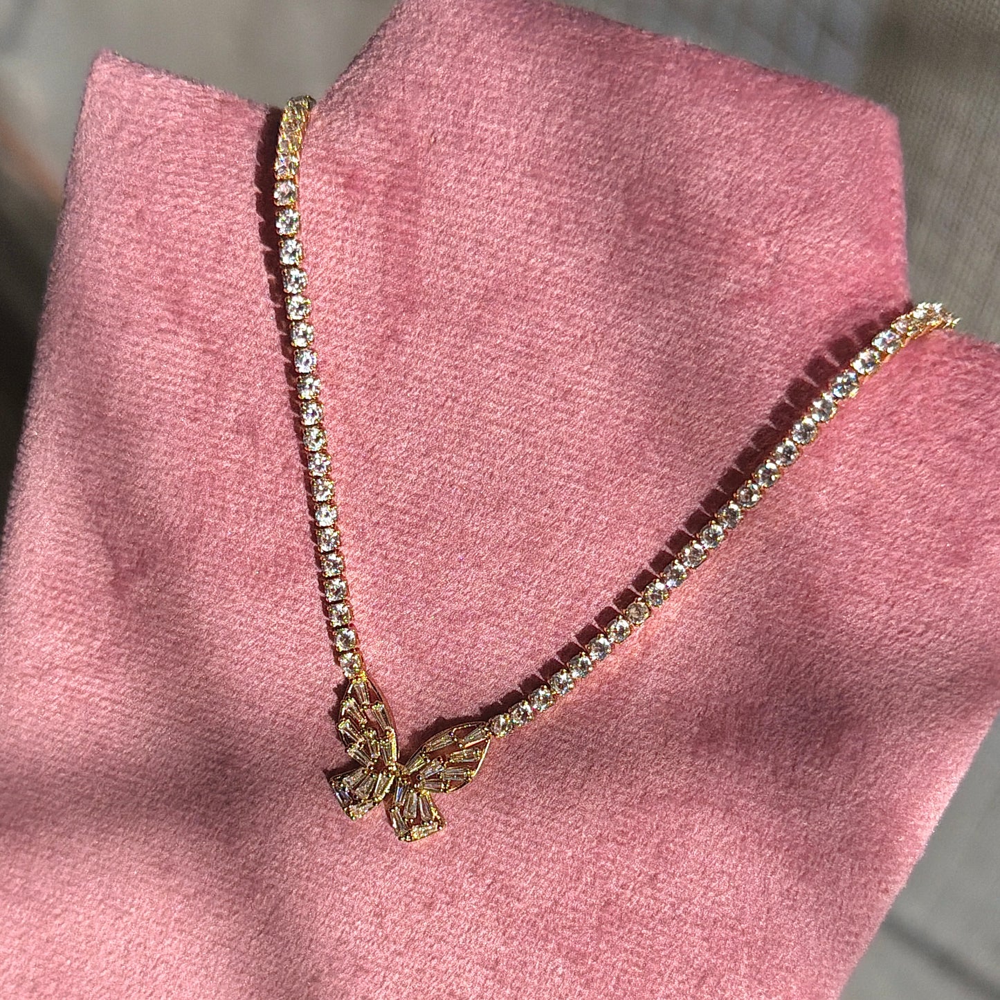 Mariposa Tennis Necklace