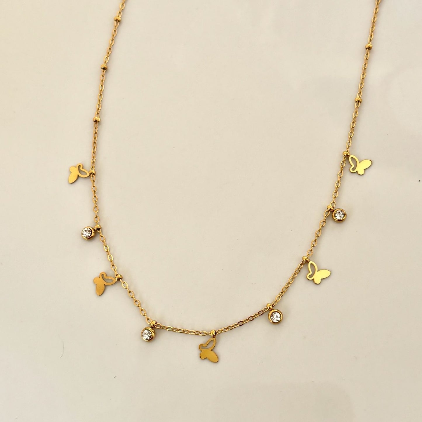 Fluttery Charm Necklace