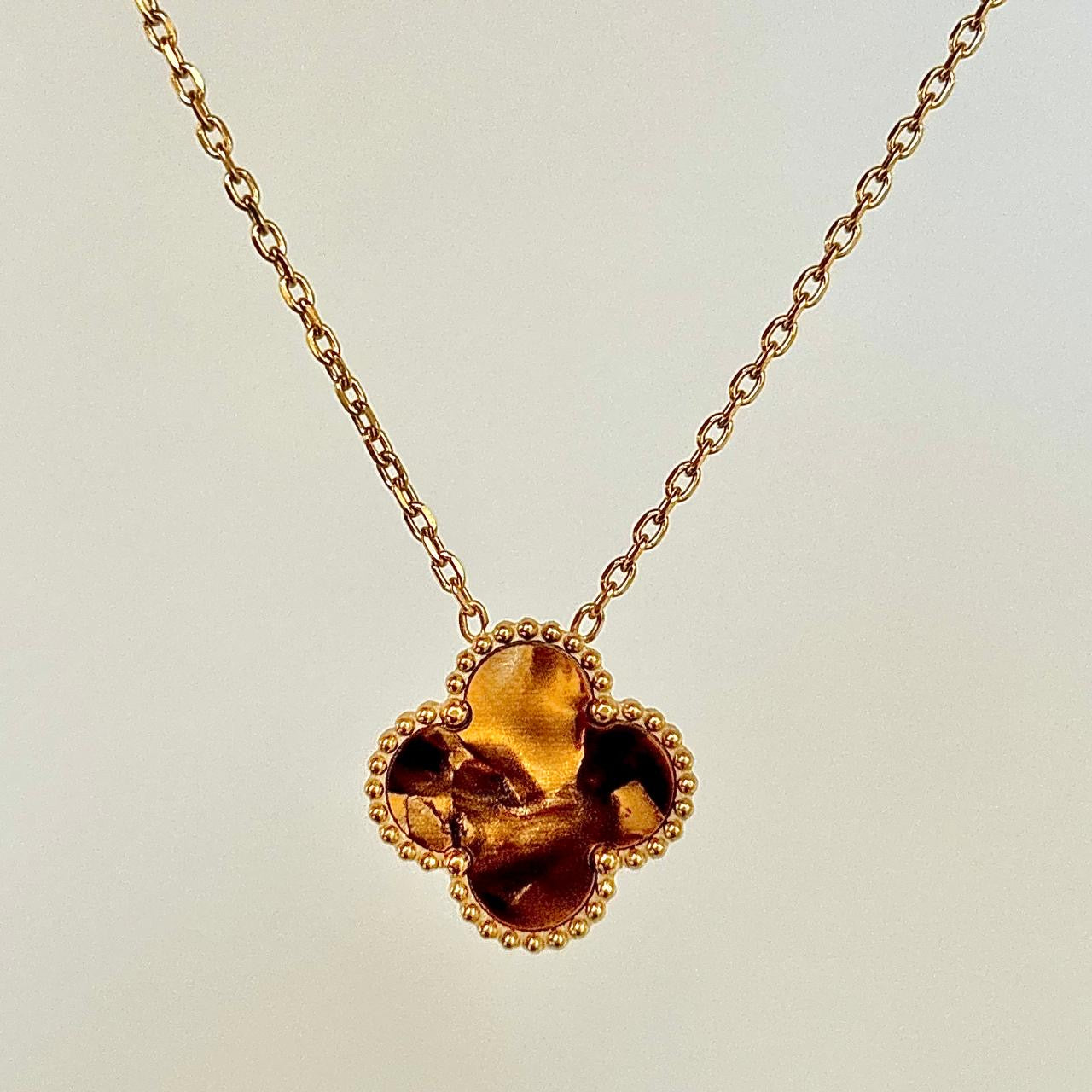 Cascade Clove Necklace -18K