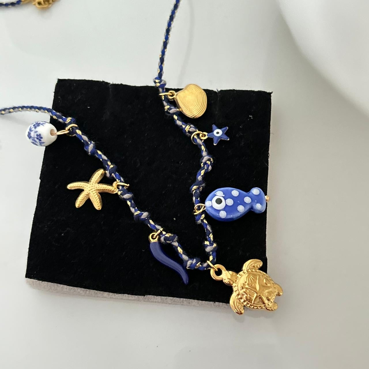 Ocean Serenity Charm Necklace