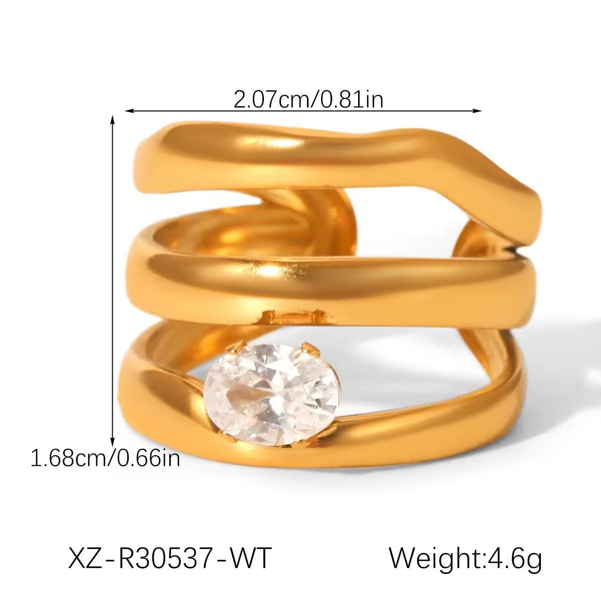Éclat Stacked Ring