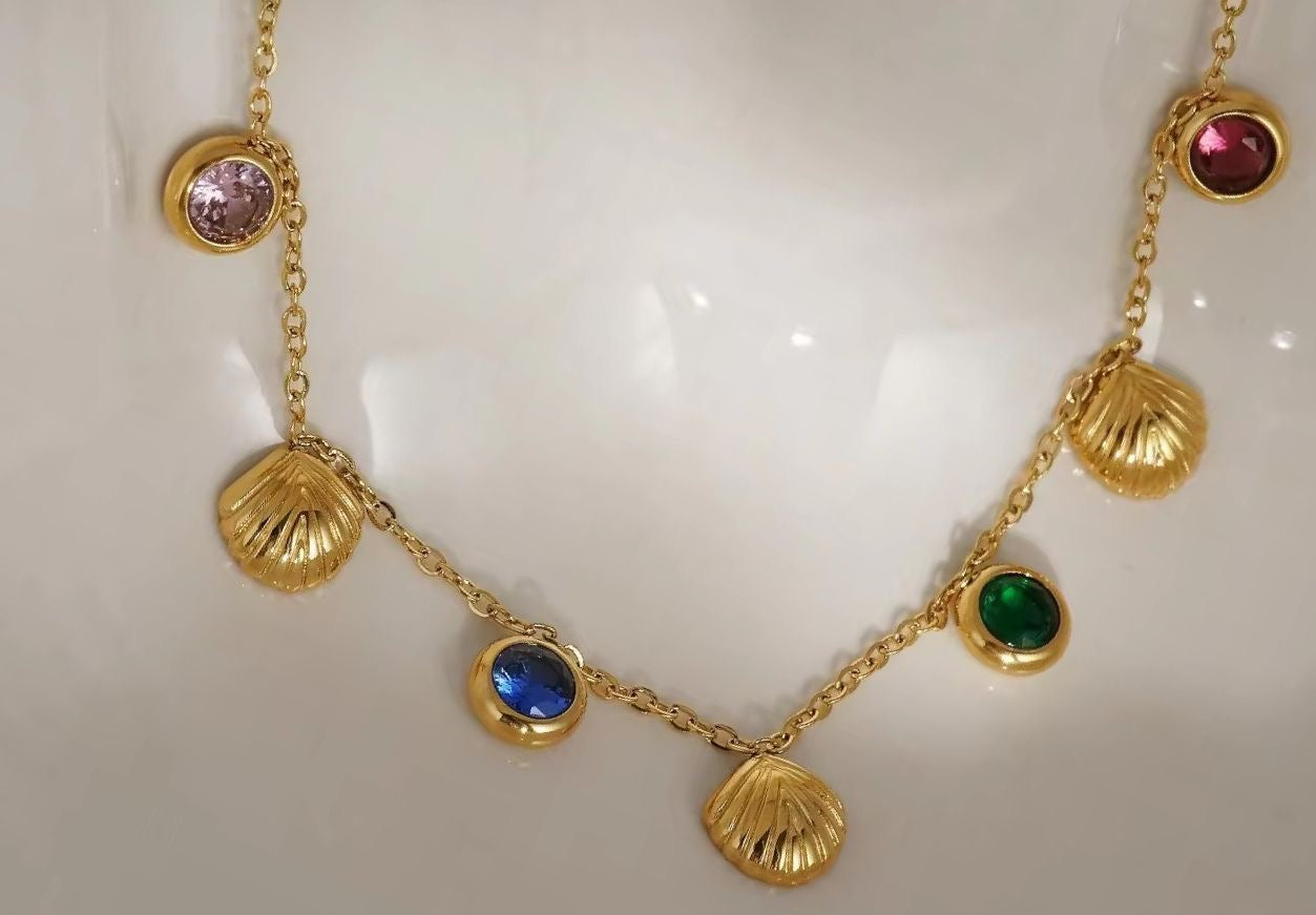 Gem Whisper Cz Charm Necklace