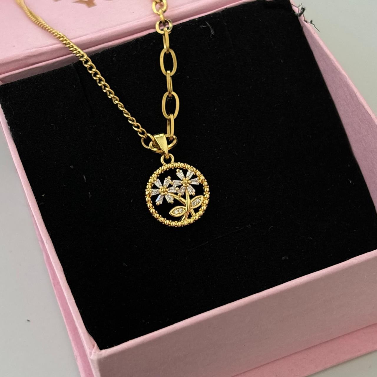 Floria Cz Necklace -18K