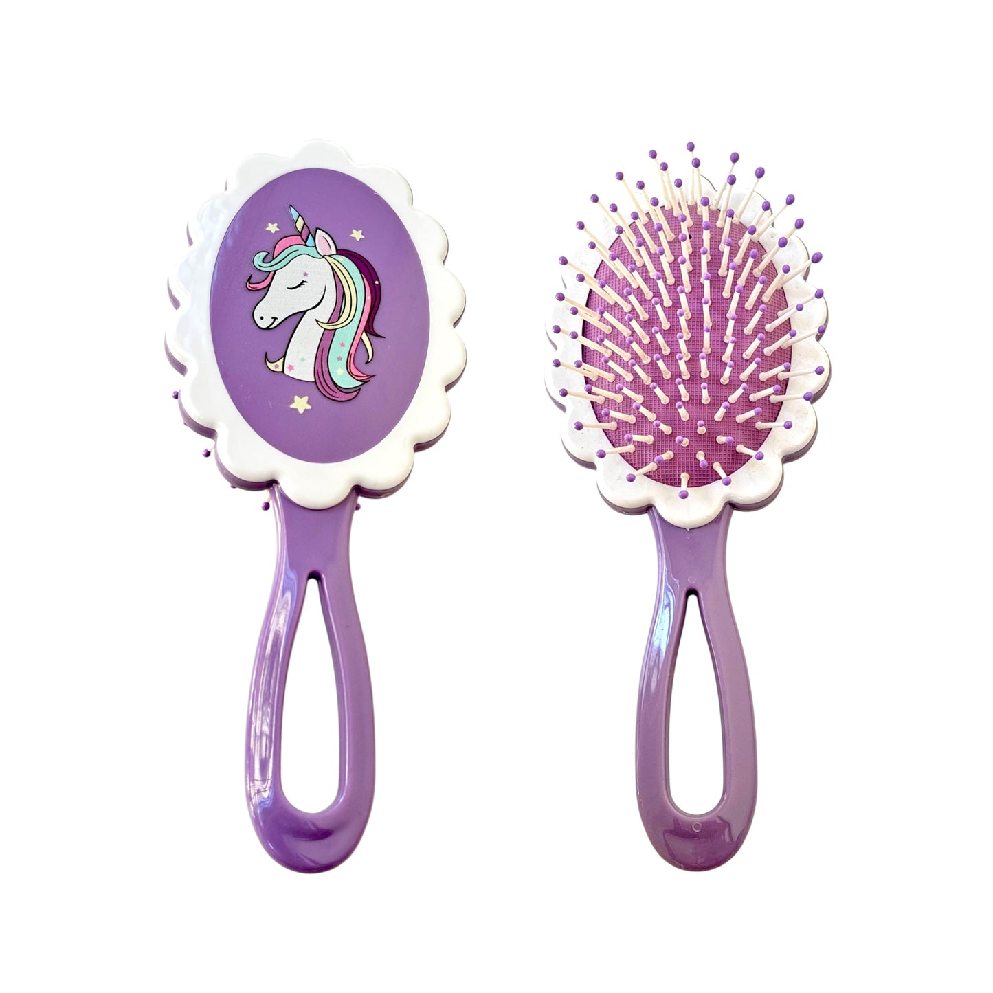Glitzy Blings Magical Unicorn Purple Hair Brush