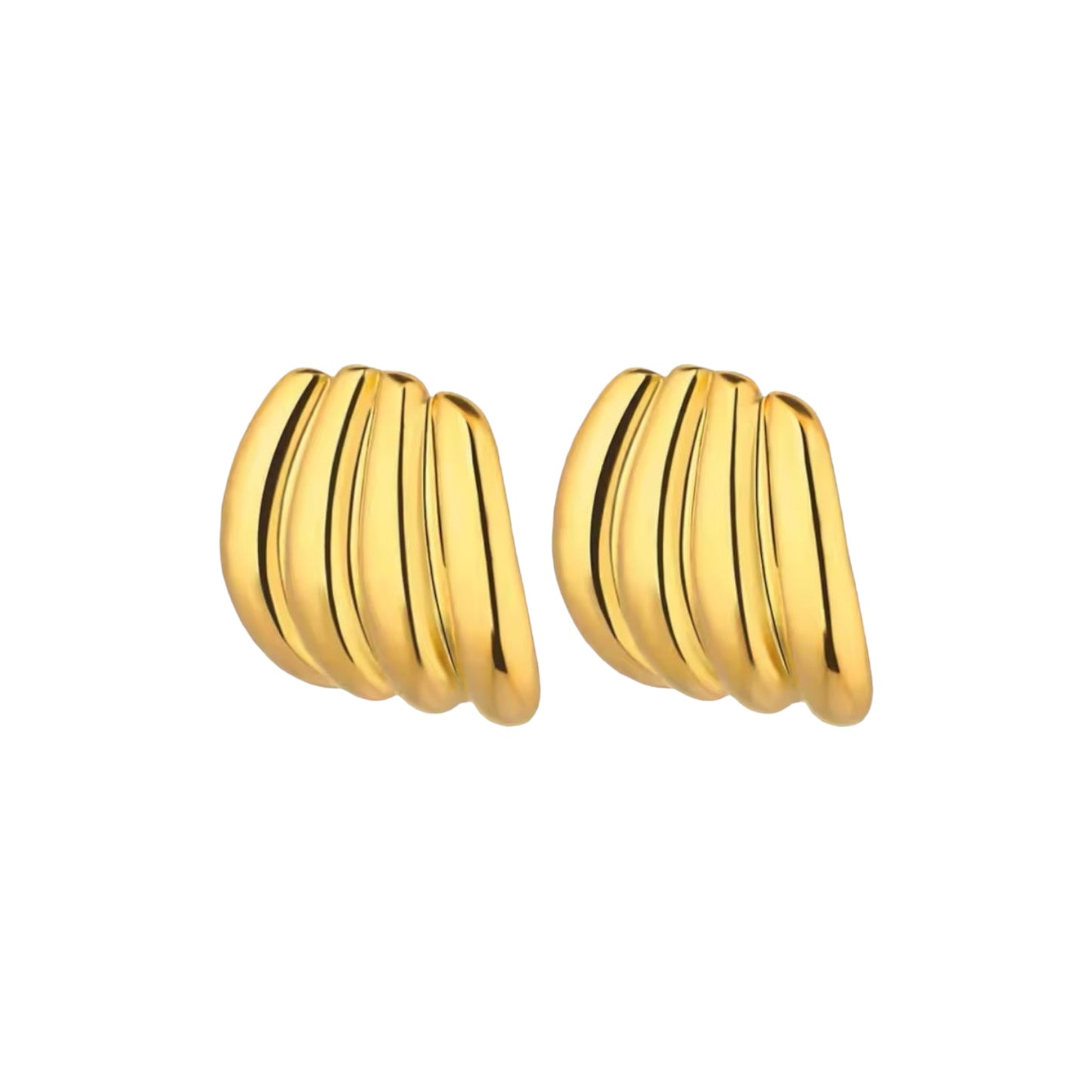 Cracker LUX Statement Studs -18K