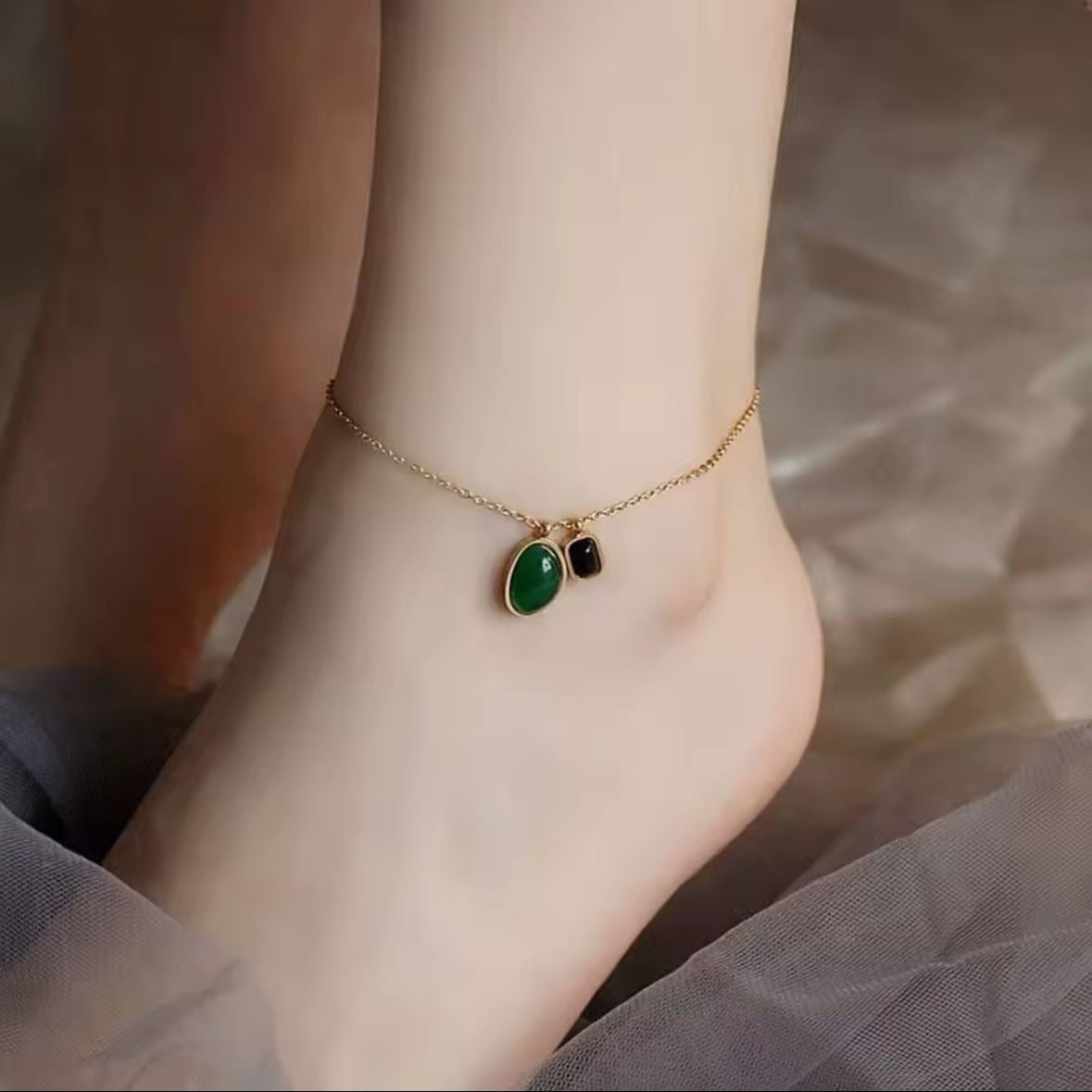 Heavenly Hour Anklet -18K