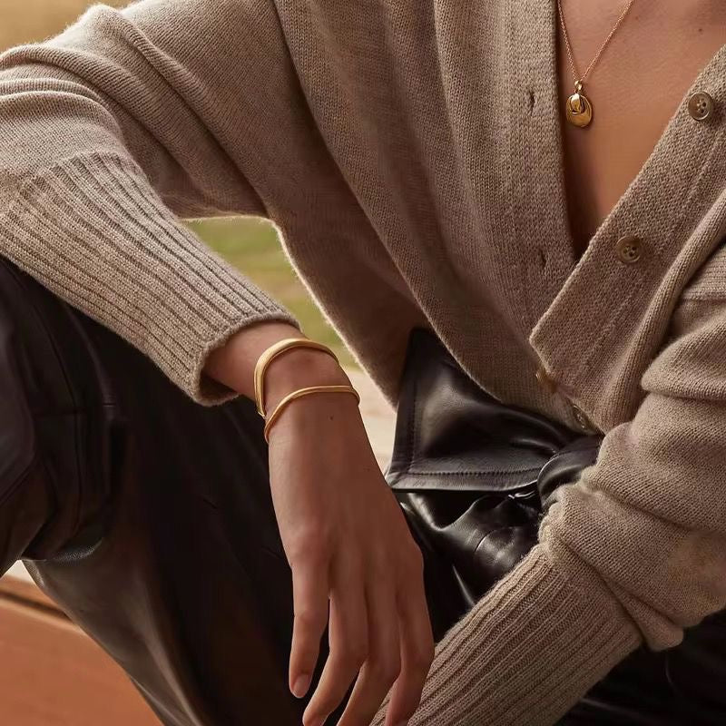 Sleek Serpent Bracelet