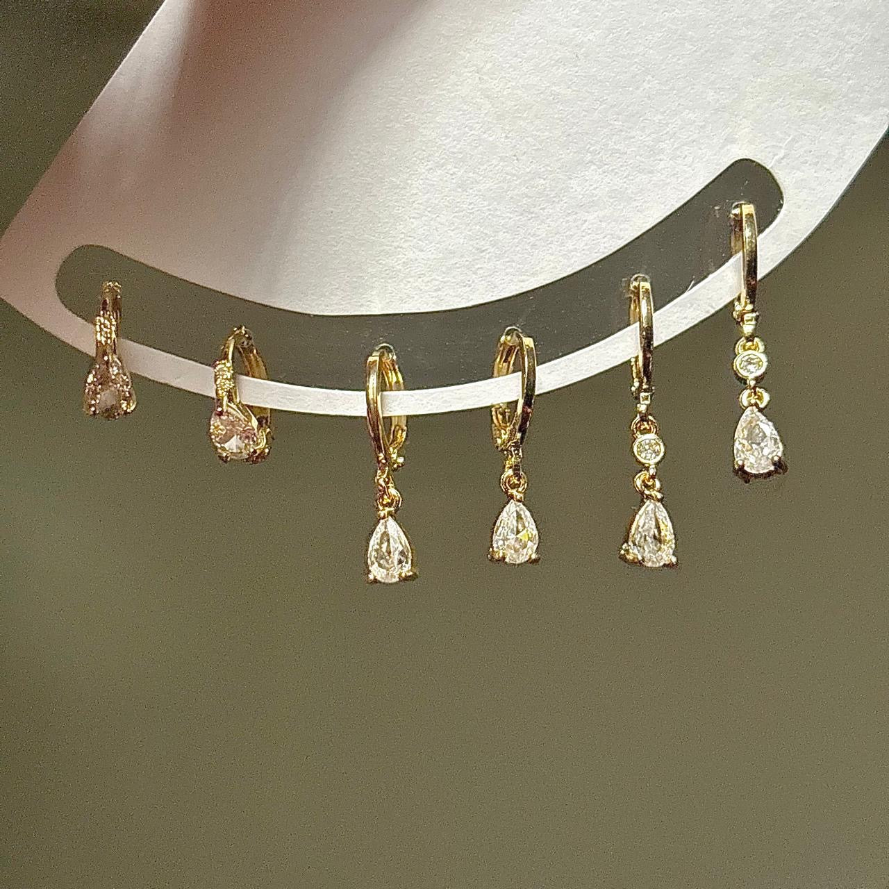 Celestia Gem Hoops & Huggies Set