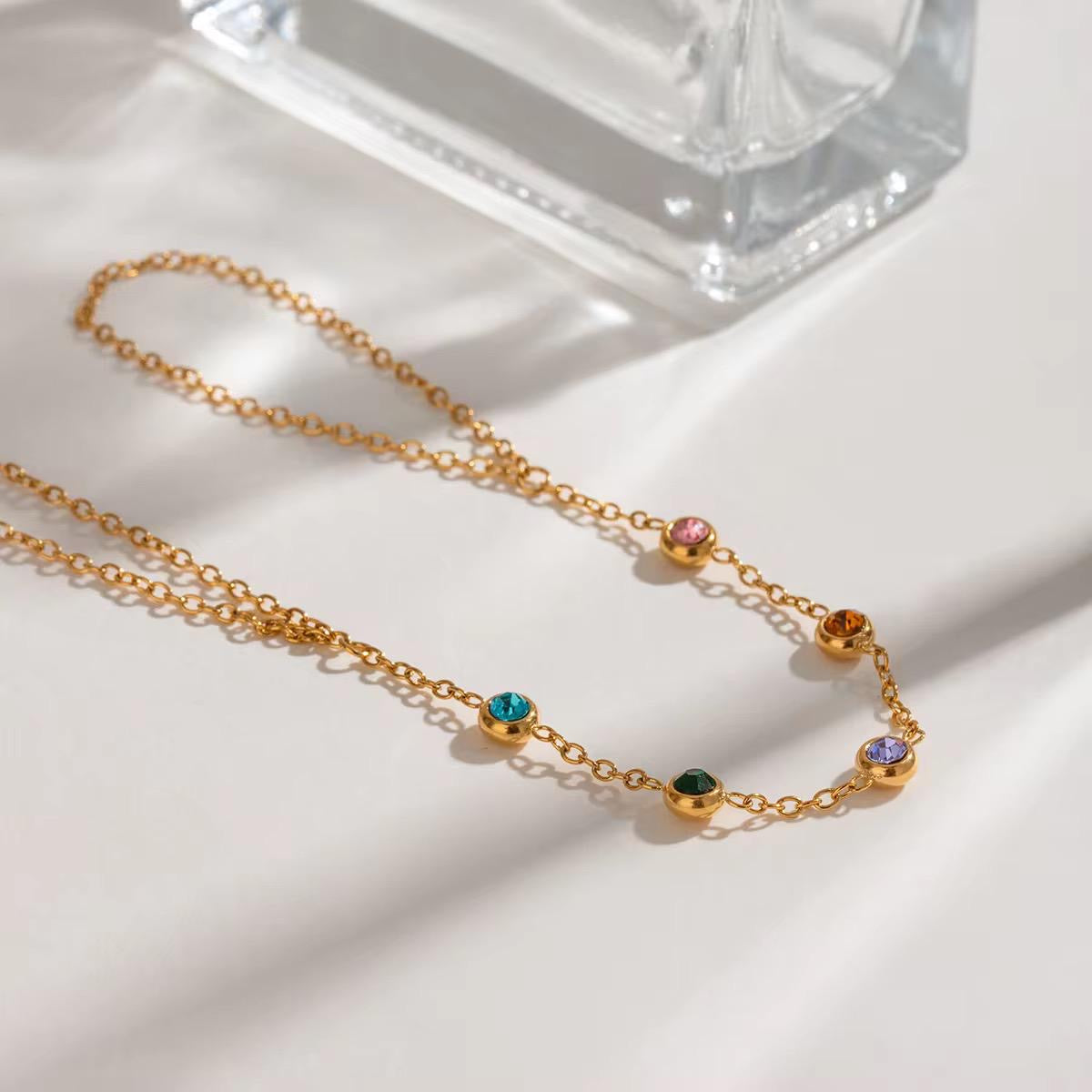 Reef Multi Gem Hand Chain