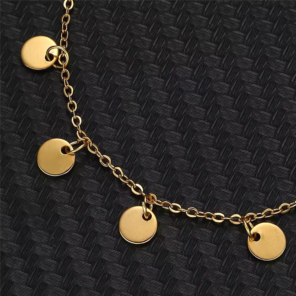 Paris Disc Charm Bracelet -18K