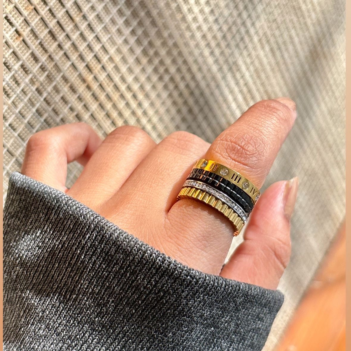 Majestic Luxe Quadra Stack Ring