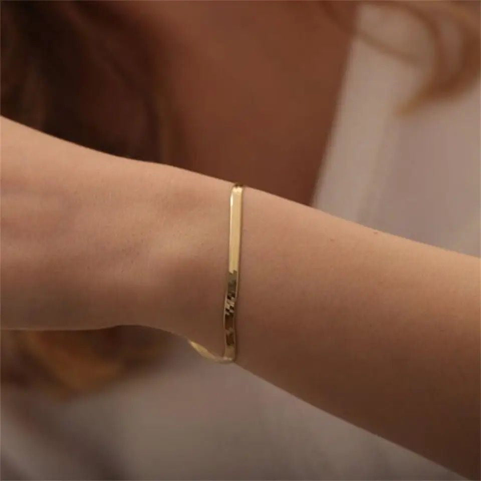 Stainless Steel Snake Chain Bracelet
