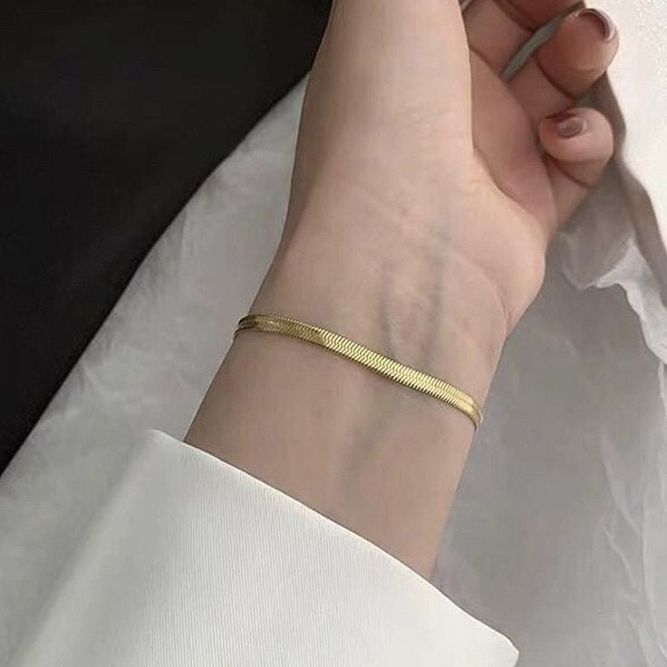 Stainless Steel Snake Chain Bracelet