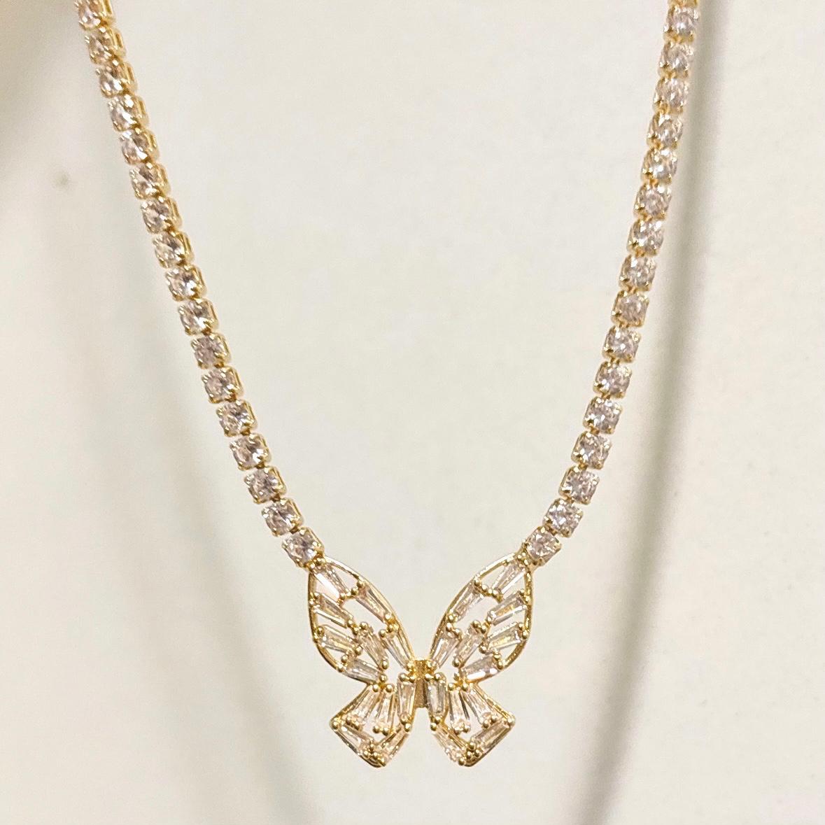 Mariposa Tennis Necklace
