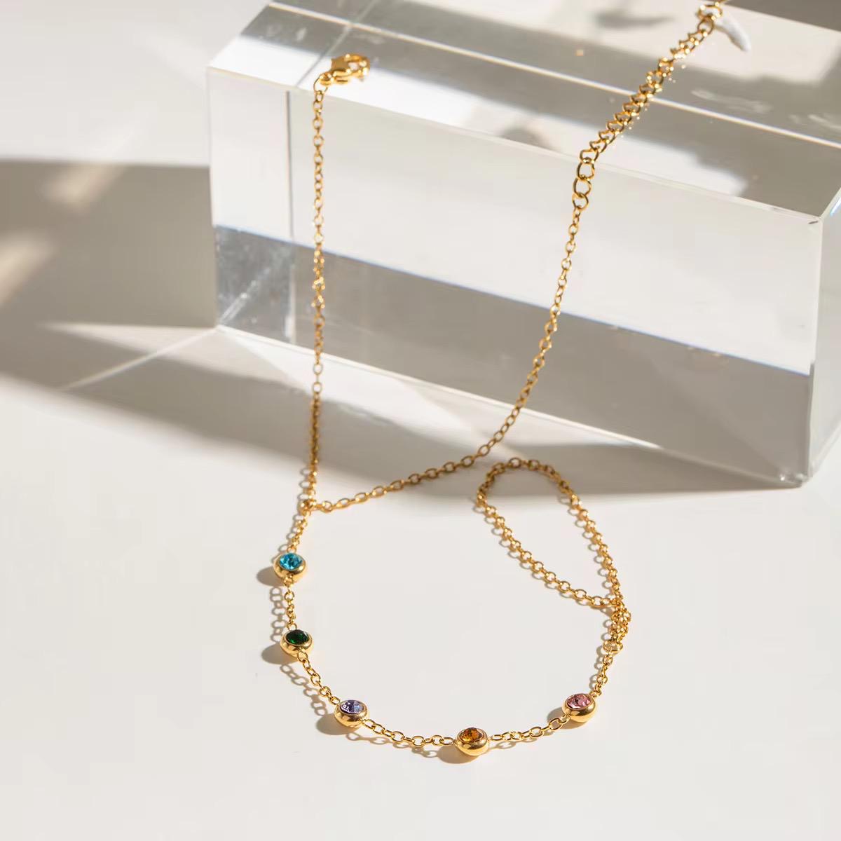 Reef Multi Gem Hand Chain