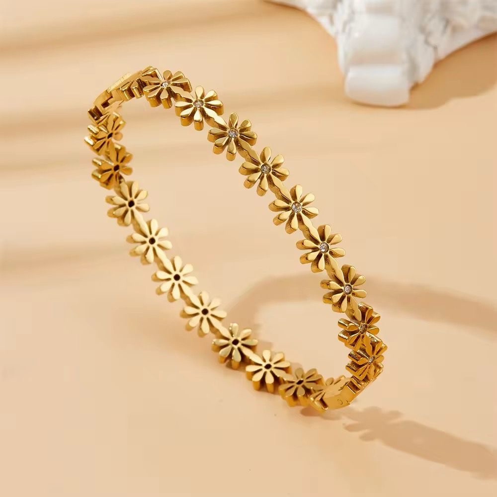 Daisy Cz Bracelet -18K