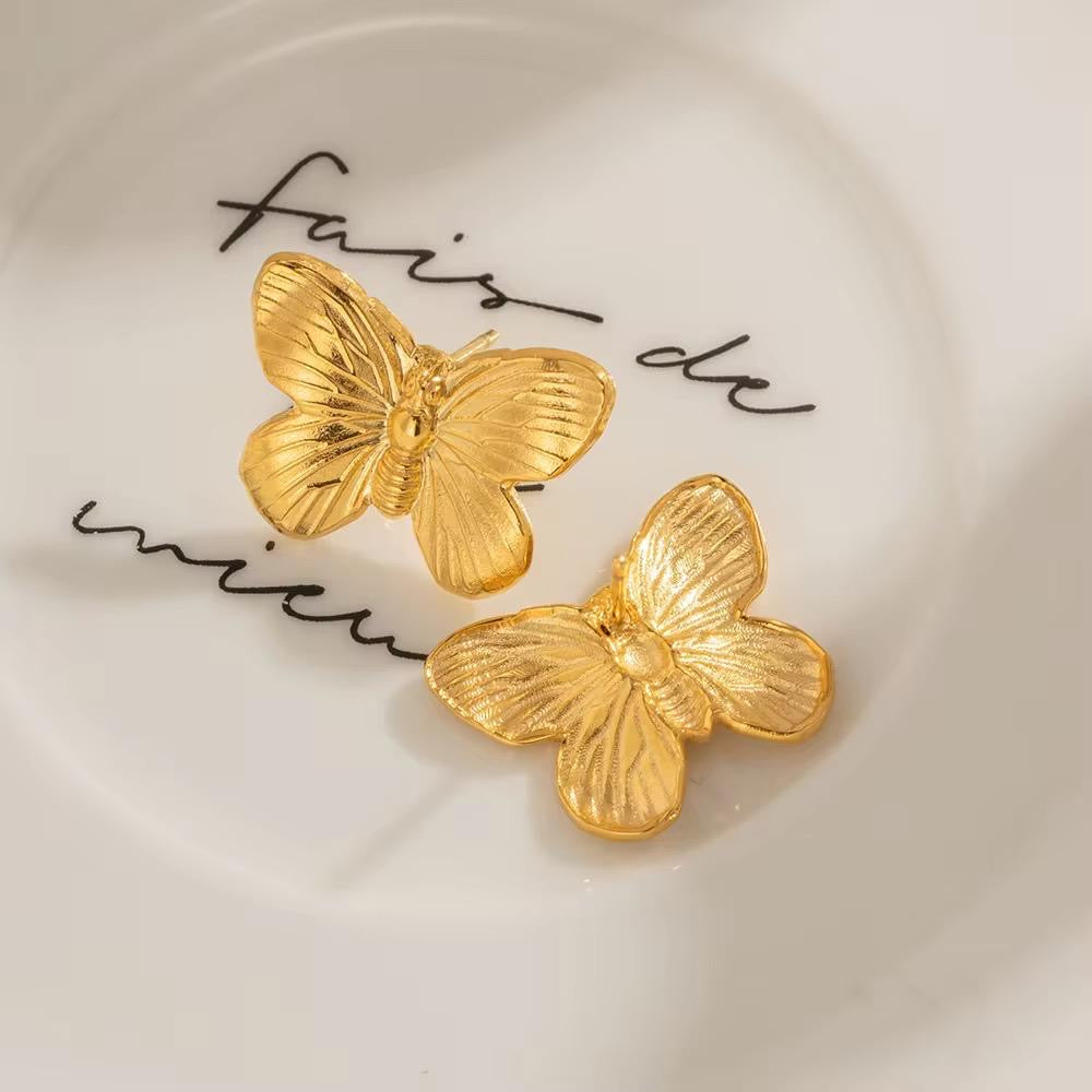 Mariposa LUX Studs -18K