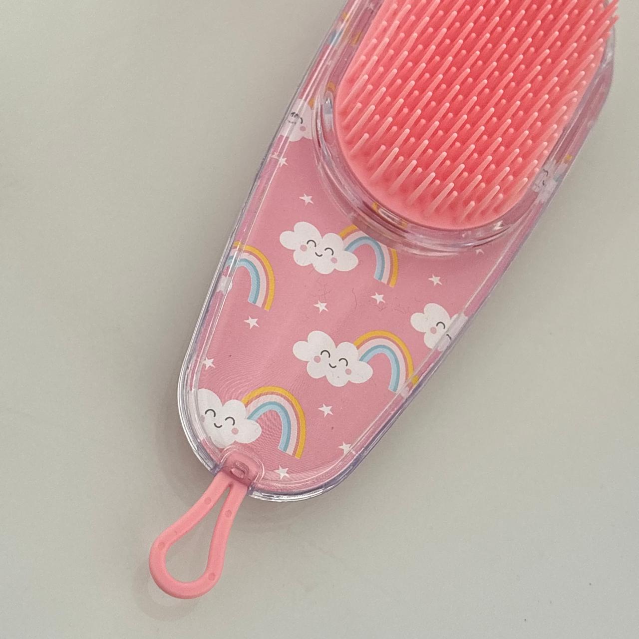 Glitzy Blings Twinkle Star Pink Hair Brush