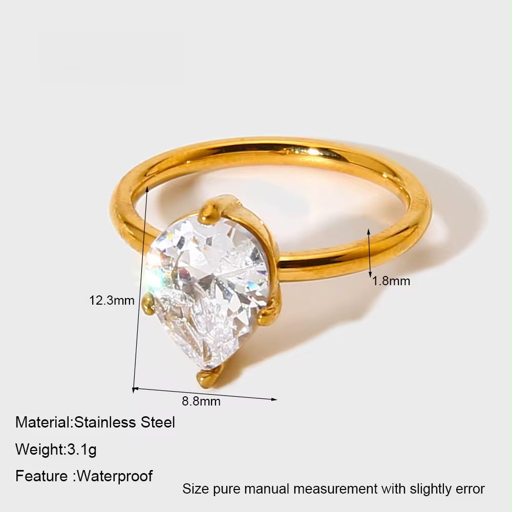 Tear Drop Ring