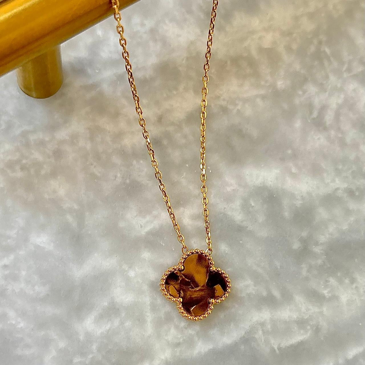 Cascade Clove Necklace -18K