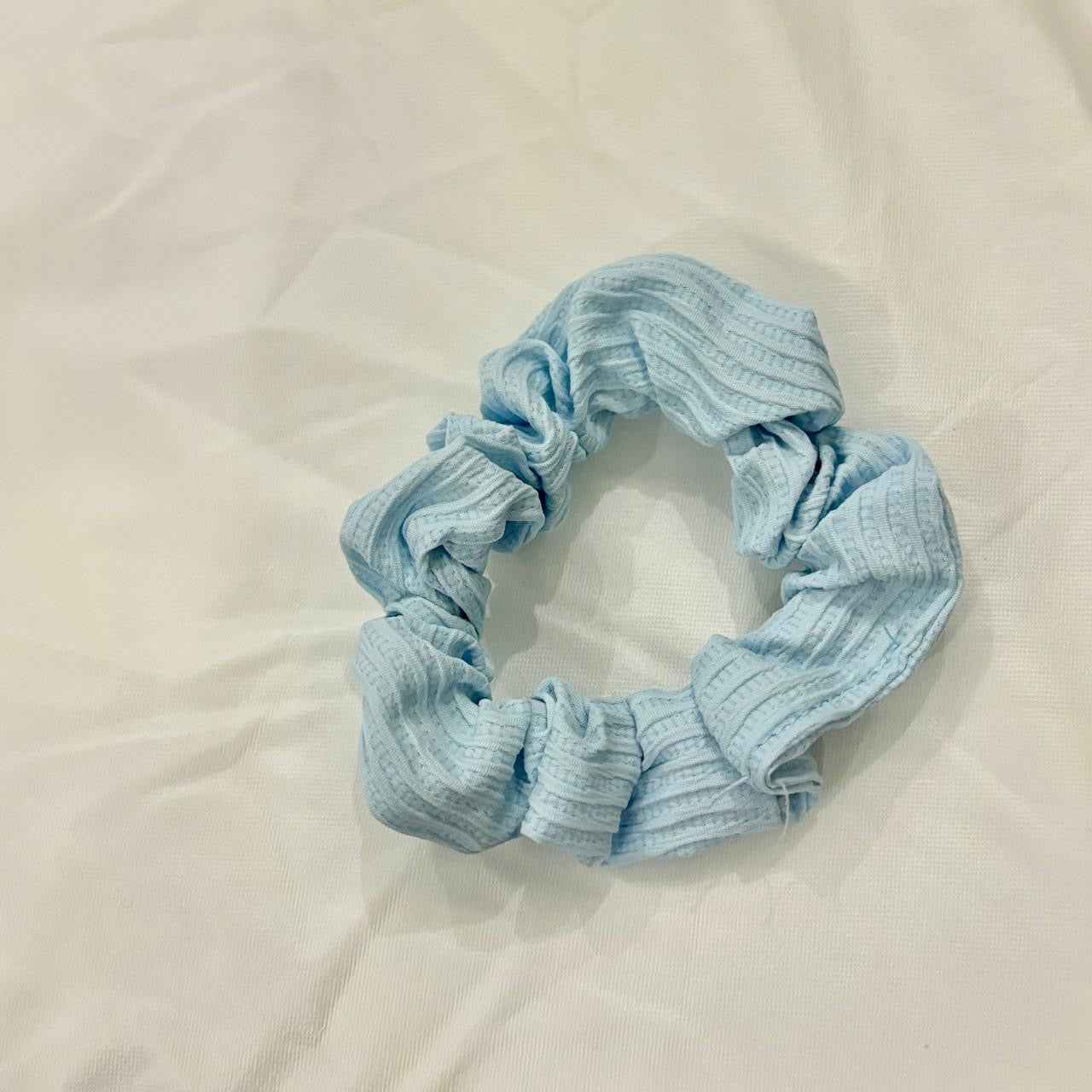 Hair Set -Baby Blue (Scrunchie + Hair Tie)