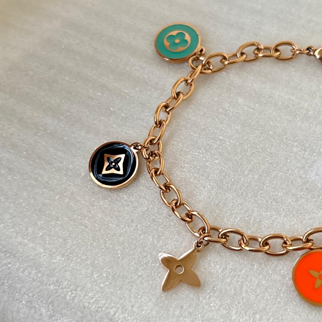 LUX Blossom Star Charm Bracelet