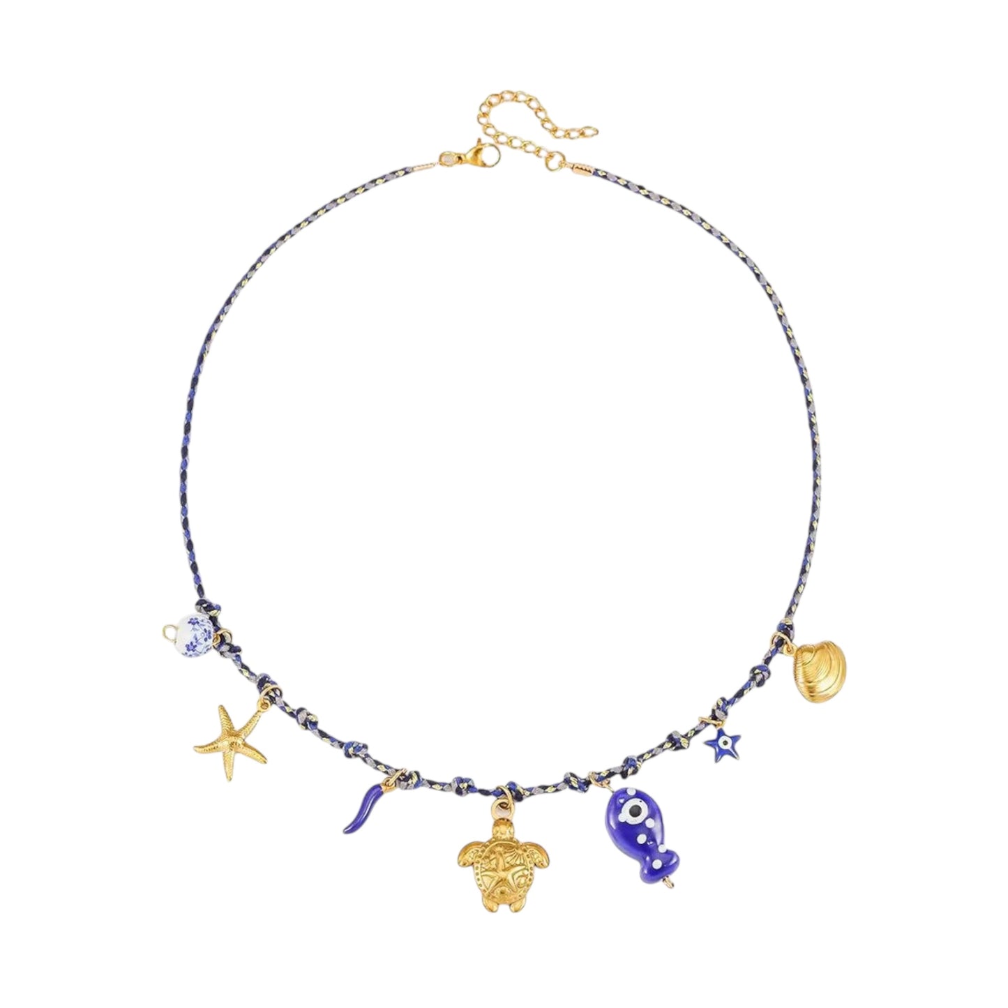 Ocean Serenity Charm Necklace